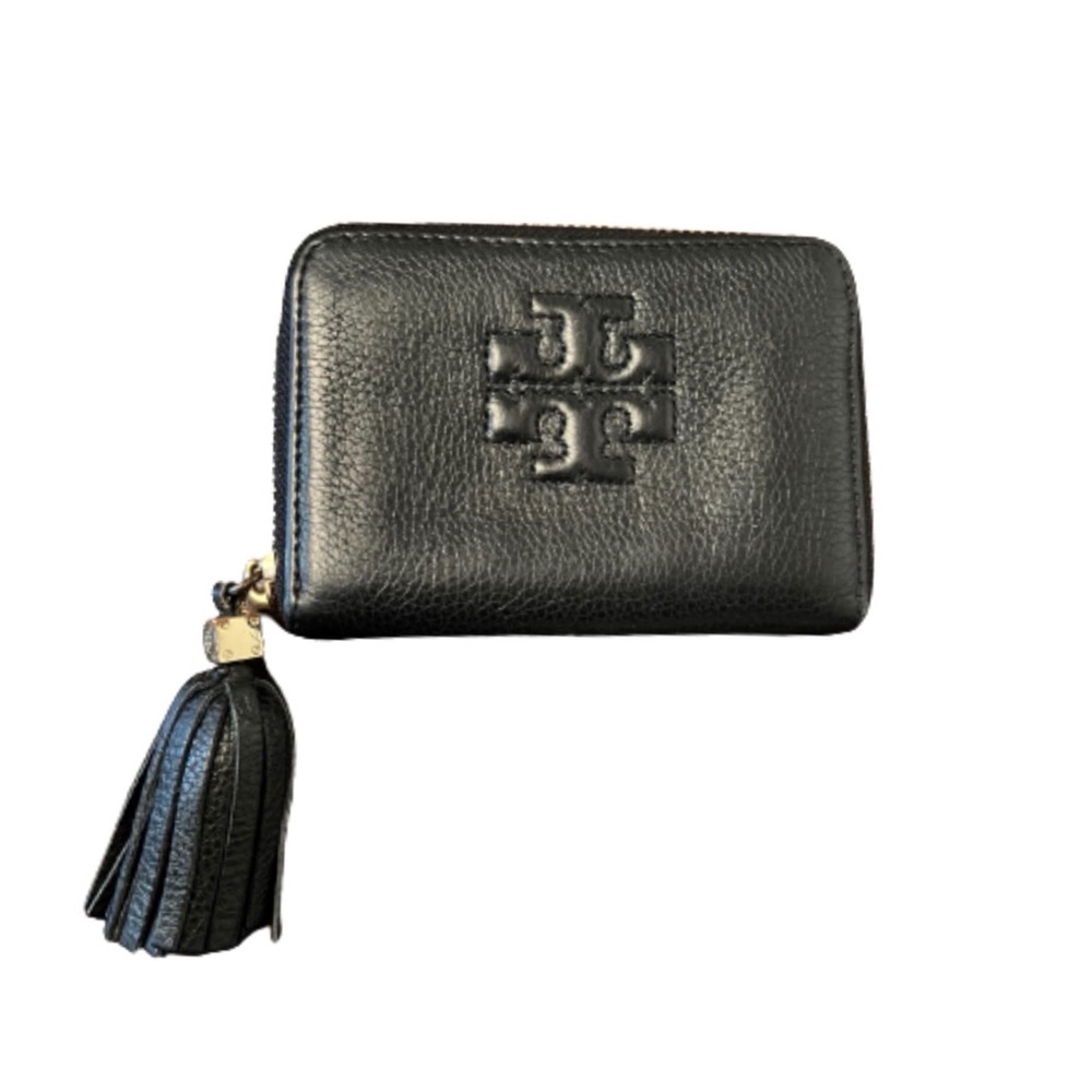 Tory Burch Wallet Black Wallet Tory Burch Mini Wallet with Keychain Wallet